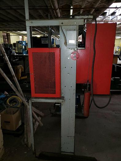 Used 75 Ton, Used Dake Sliding Ram Electric/Hydraulic H-Frame Press. With guards.