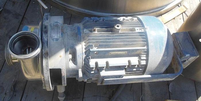 Used Pump, Centrif., 15 HP, S/st, Hilge, 3.25" In/Out #S742999
