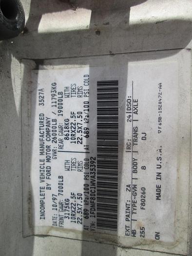 Used 1998 Ford F650