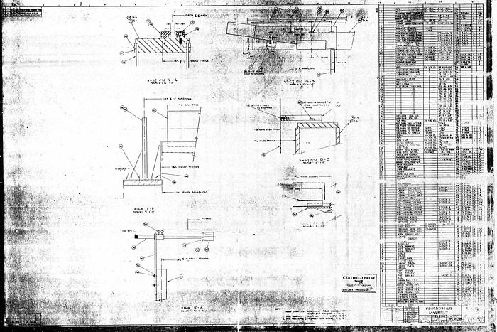 Used Fourdrinier, 175" Wire Width, Cantiliver Type #26540