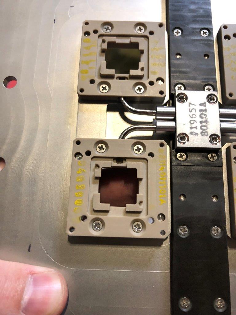 Used Delta Edge DE8000 Q-FPH - 248 CTBGA - 10x10x1.10 Test Handler Change Kit