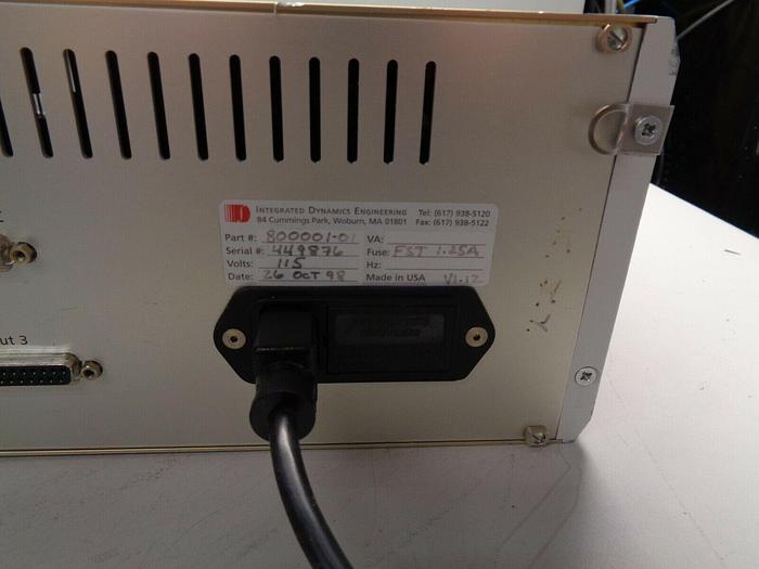 Used Integrated Dynamics Engineering,800001-01(TC2 V2-D1),PID Controller,115V,60 HZ