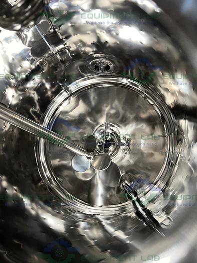 Used Precision  250 Liter Stainless Steel Jacketed Reactor 400 PSI w/ Reliance Motor