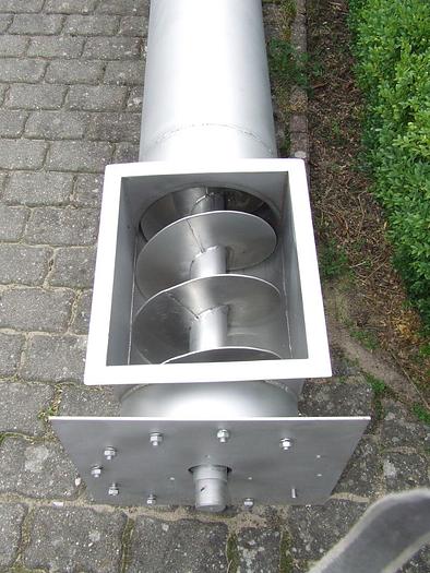 Used The tube screw conveyor is entirely made of stainless steel