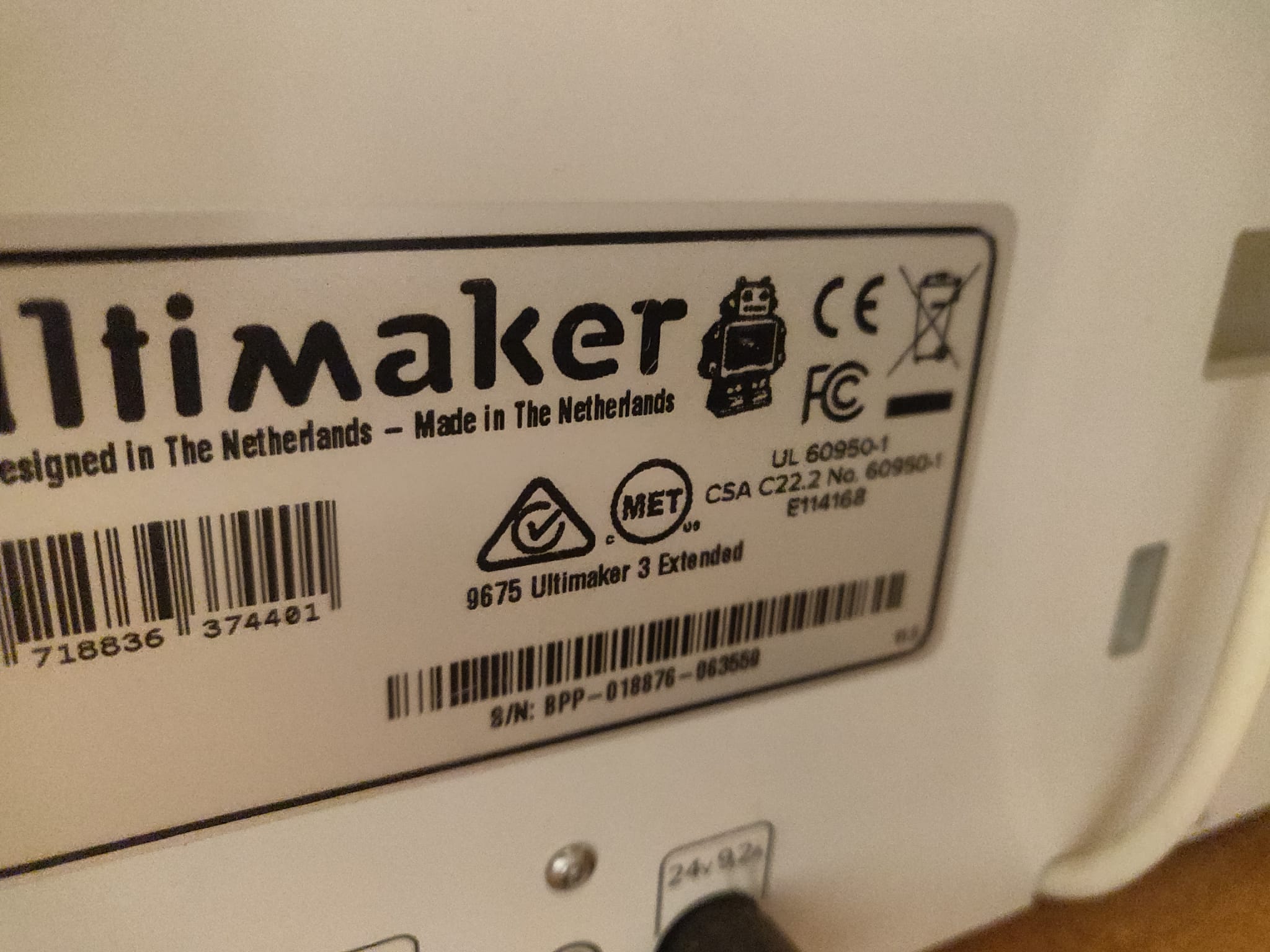 Used Ultimaker S3 EXTENDED - 3D Printer - 2019