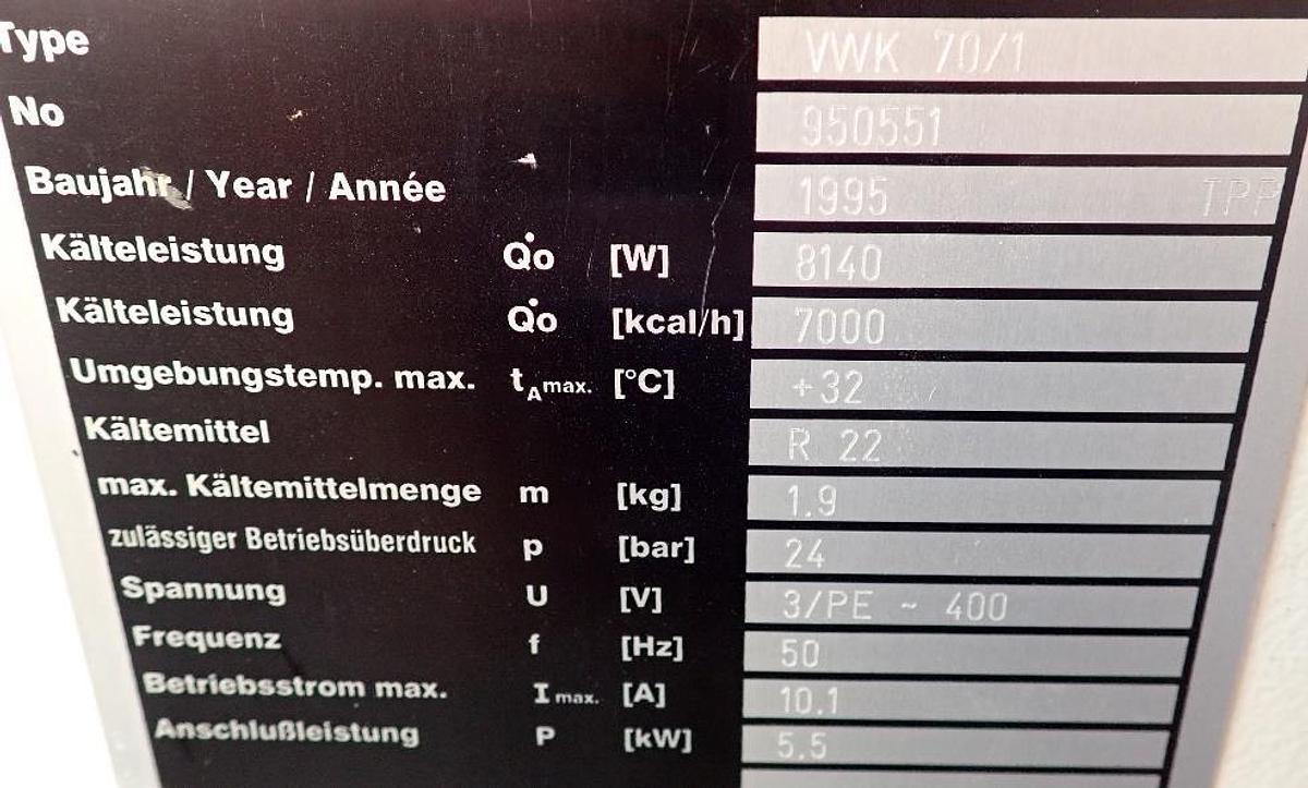 Gebraucht Kaltwassersatz für div - 29762