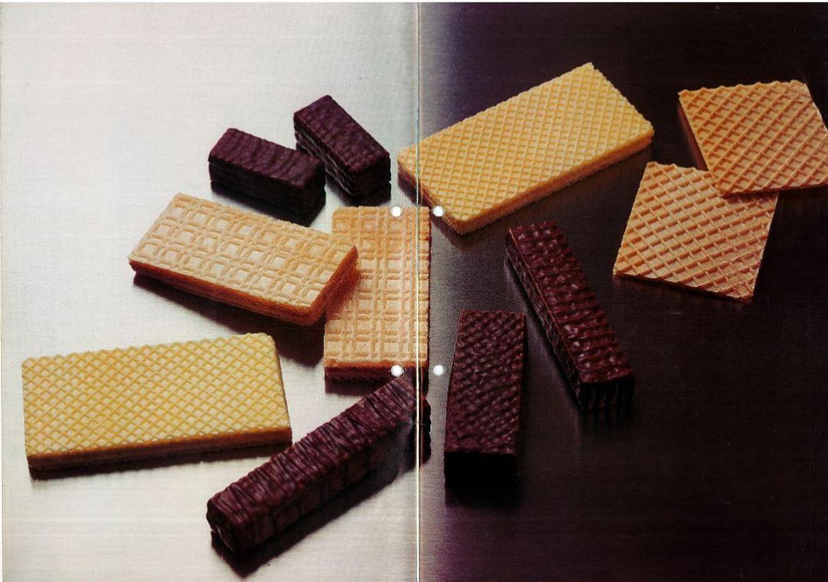 Überholt Waffel-Einstreich-, Kühl- & Schneideanlage - 28970