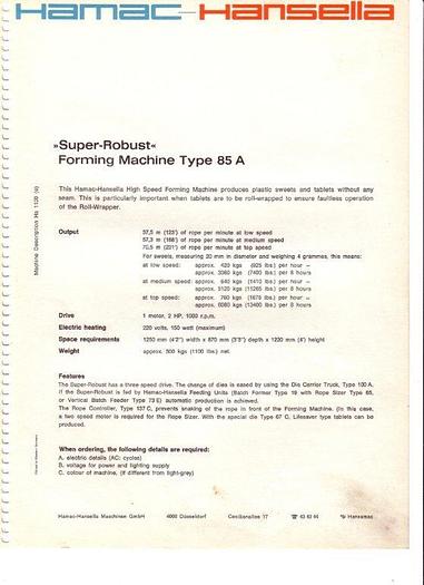Gebraucht Prägemaschine für Bonbons - 29093