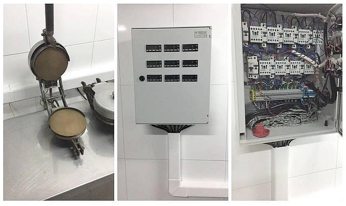 Used Wafer plates for waffles - 29095