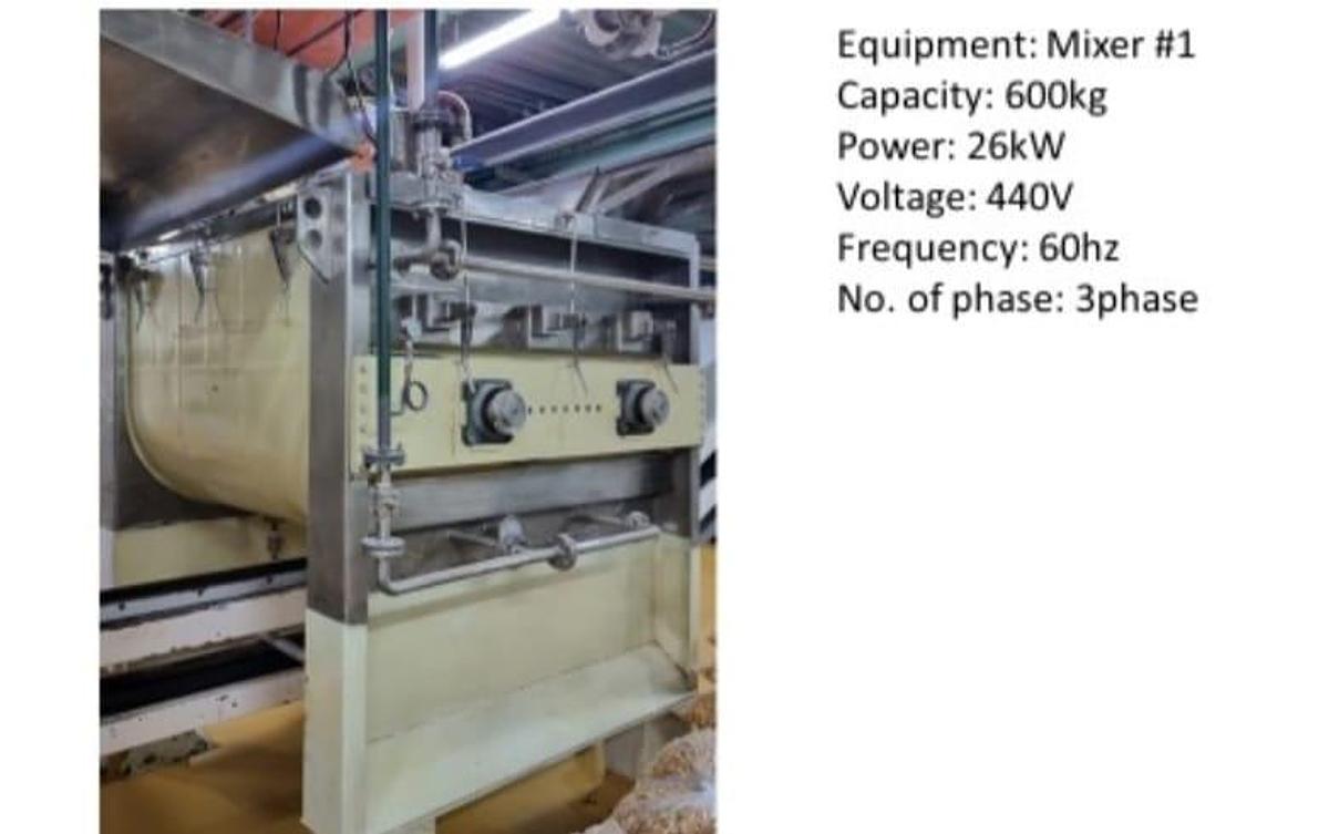 Gebraucht 1996 Carle & Montanari-OPM S.p.A. HF 518, refiner plus mixer and steelbelt
