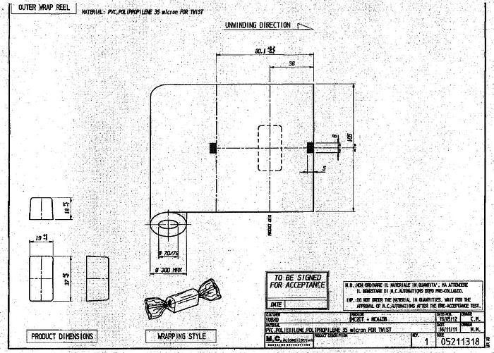 Gebraucht Doppeldrehpackmaschine für Pralinen - 20749