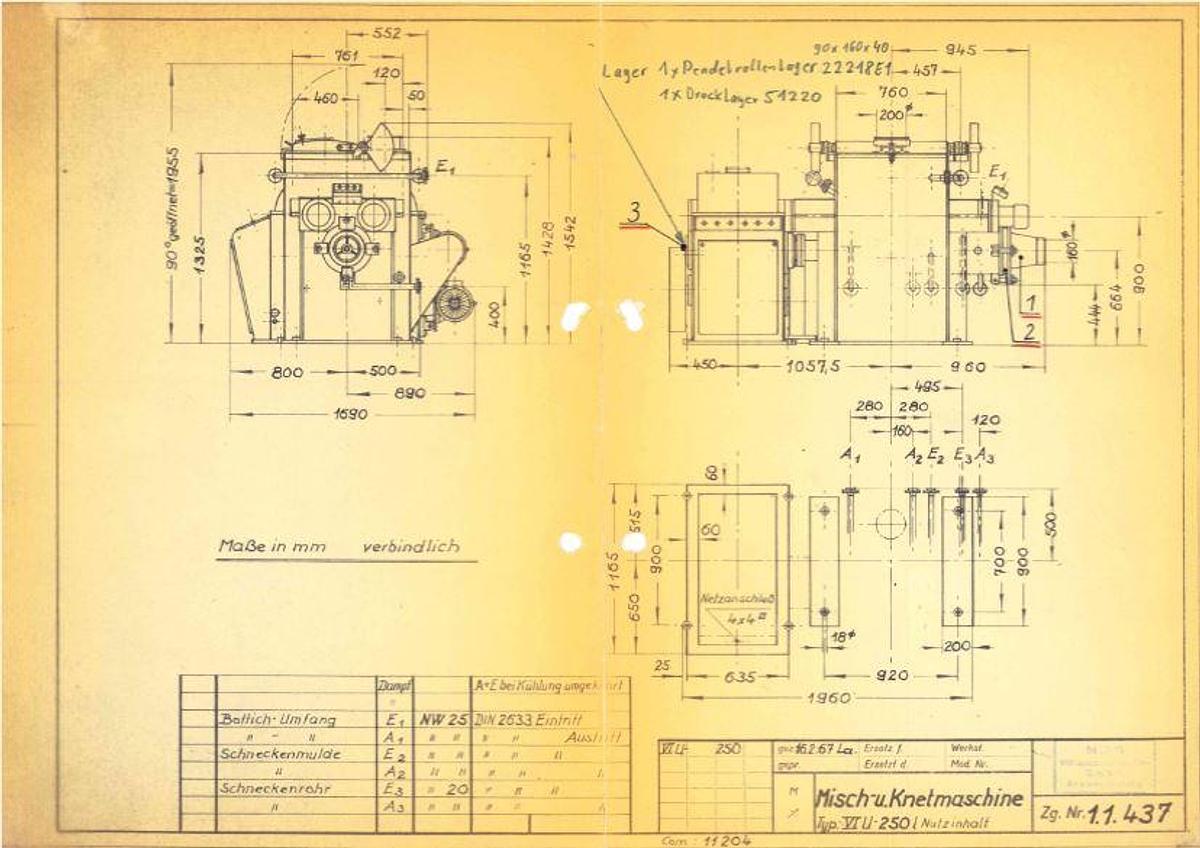Gebraucht Doppel-Z-Kneter - 43164