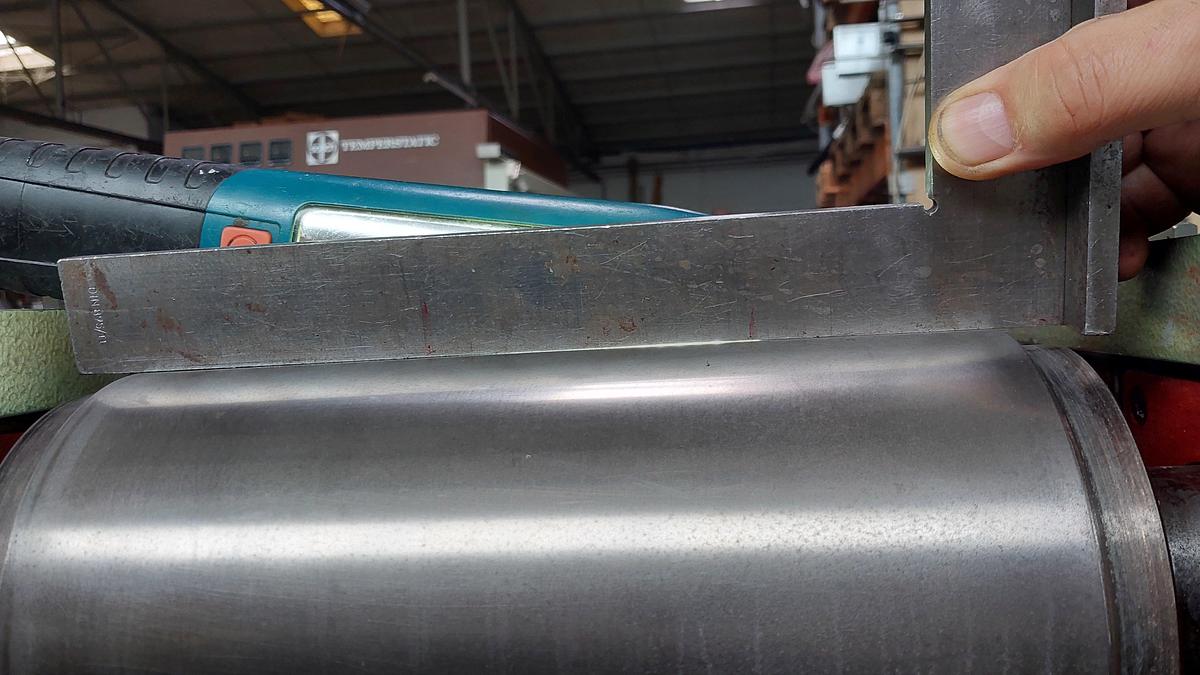 Gebraucht Labor-Dreiwalzwerk - 90700