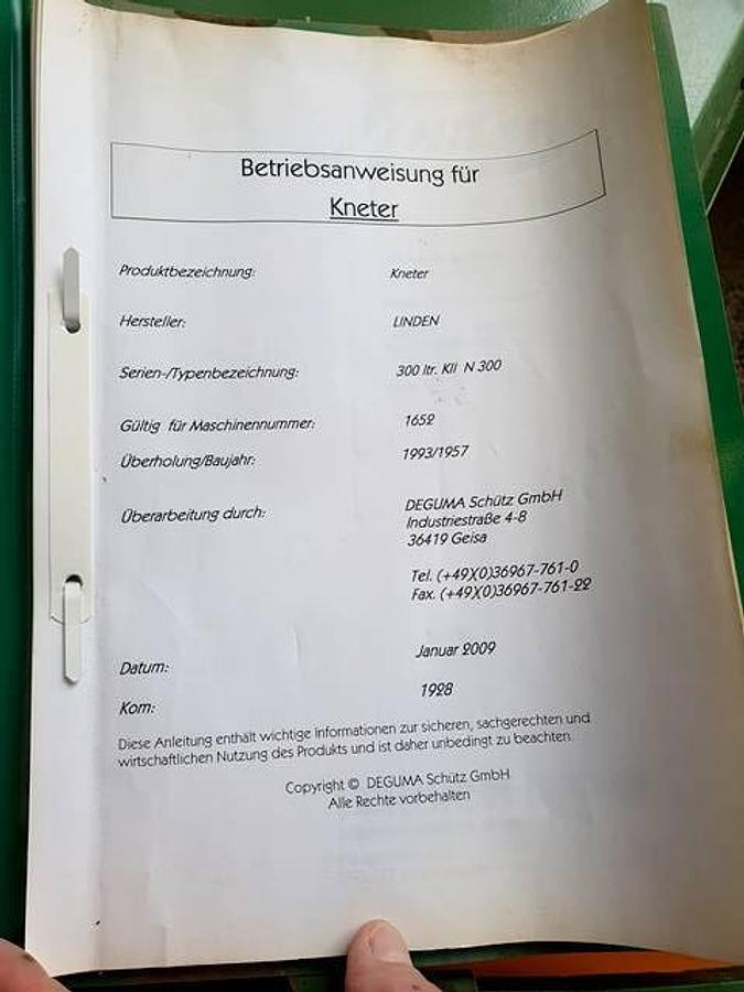 Gebraucht Doppel-Z-Kneter für Teigwaren - 71571