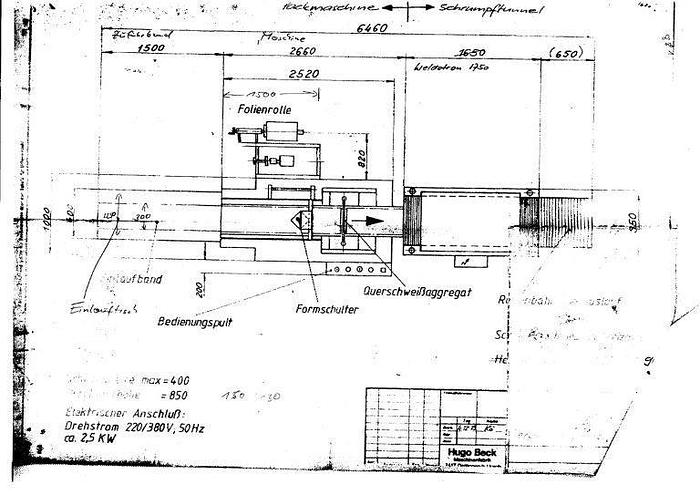 Gebraucht Zellophaniermaschine für div - 20163