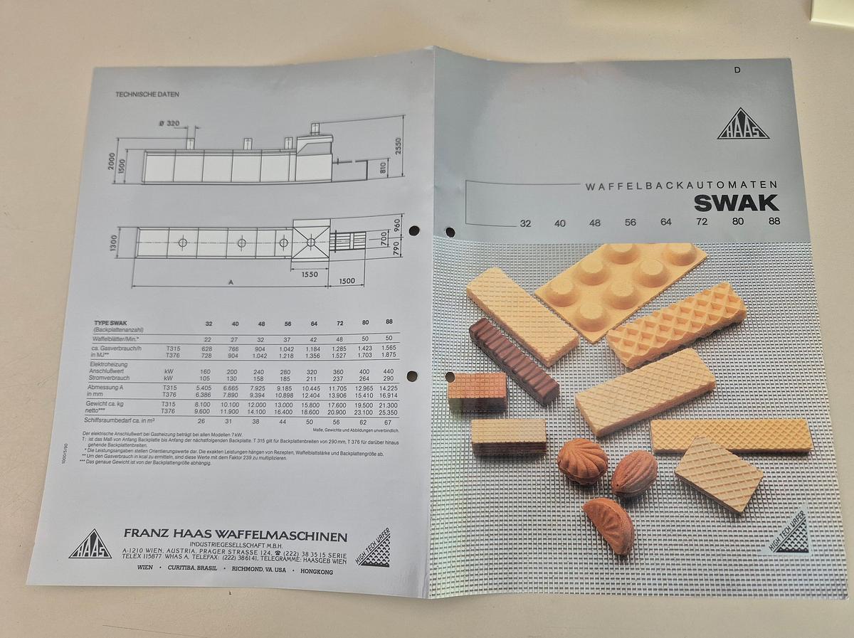 Gebraucht 1980 Haas Food Equipment GmbH SWAK 64