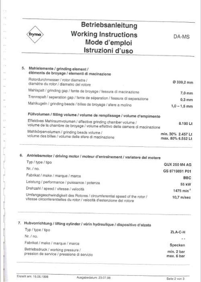 Gebraucht Kugelmühle für Schokolade - 28511