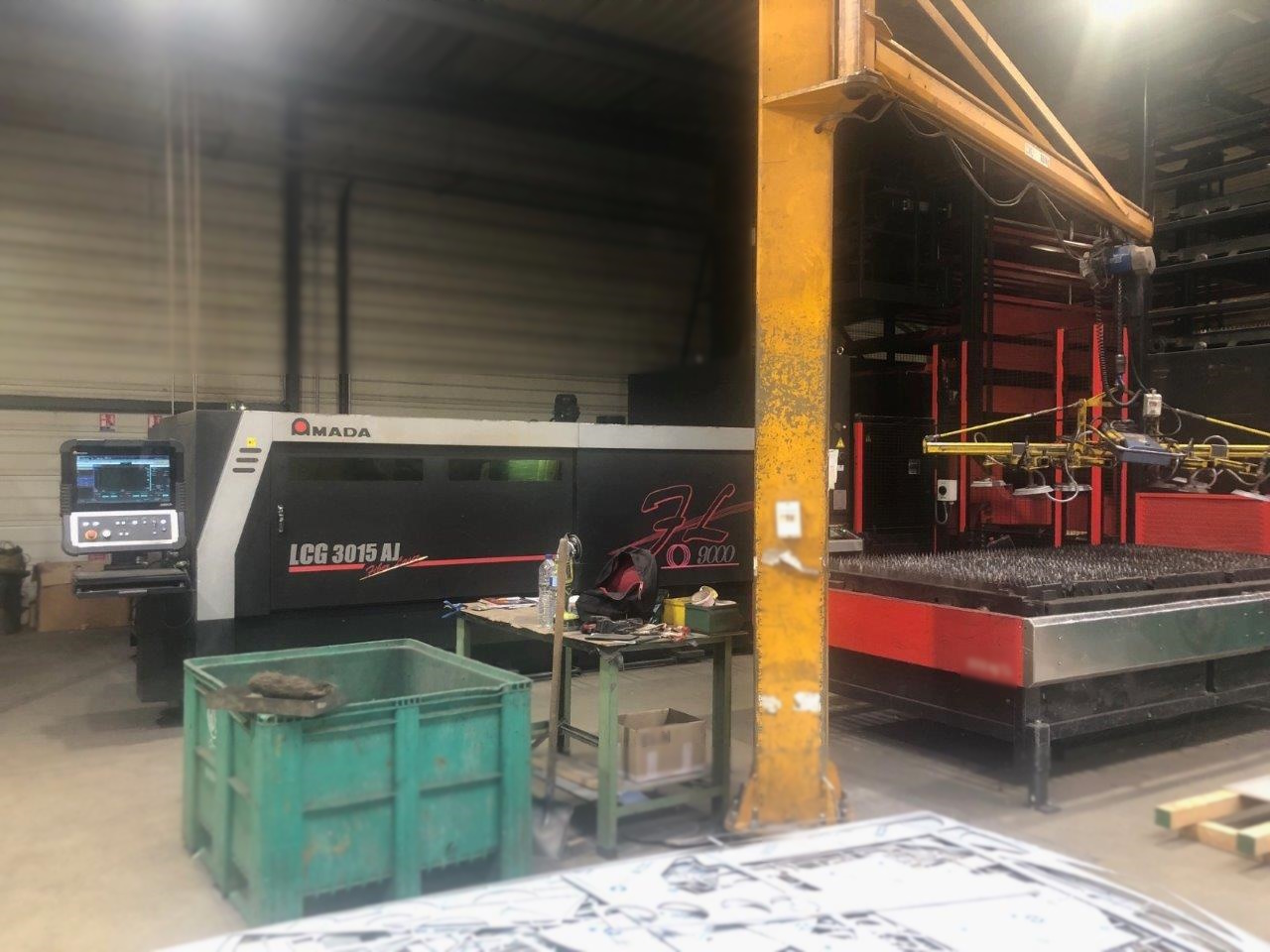 Used Amada LCG 3015 AJ M2 + ASLUL Twin