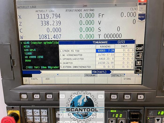 Used 2007 Okuma Multus B300-W