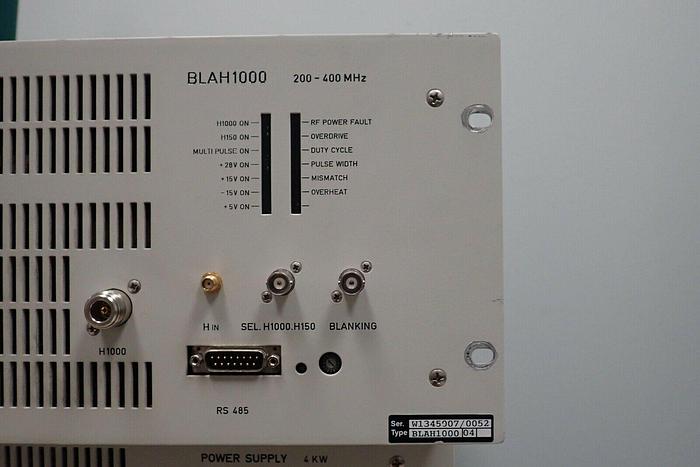 Used Bruker Type BLAH 1000 200-400 MHz Amplifier