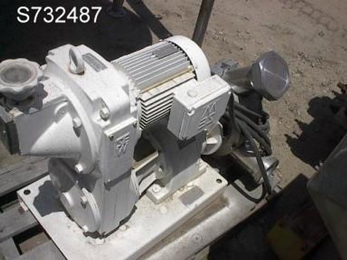 Used Pump, Rotary, Kontro, 1 HP, 4", S/st, Mdl PAC 60/S #S732487