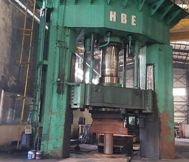Used Press Forging Open Die Hydraulic HBE Korean