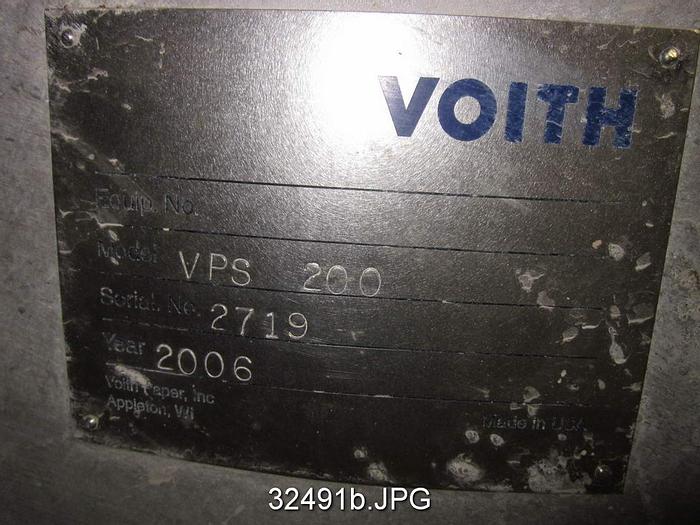 Used Voith VPS 200 Pressure Screen #32491