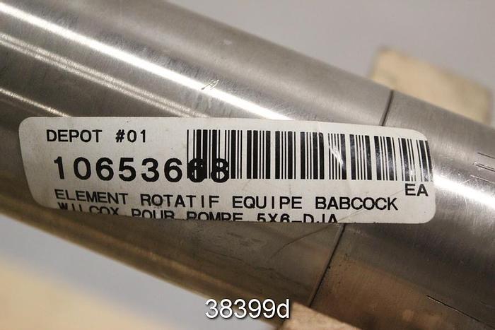 Used Babcock & Wilcox DJA 5x6 Pump Rotating Assembly #38399