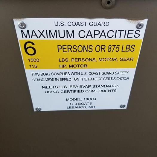 New 2022 G3 18 CCJ Jet Tunnel Hull (Desert Brown)