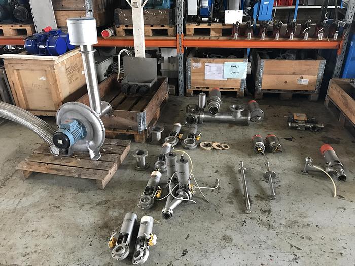 Used Anhydro 3-stages spray dryer parts