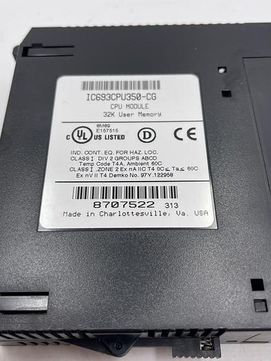 Used Ge IC693CPU350-CG