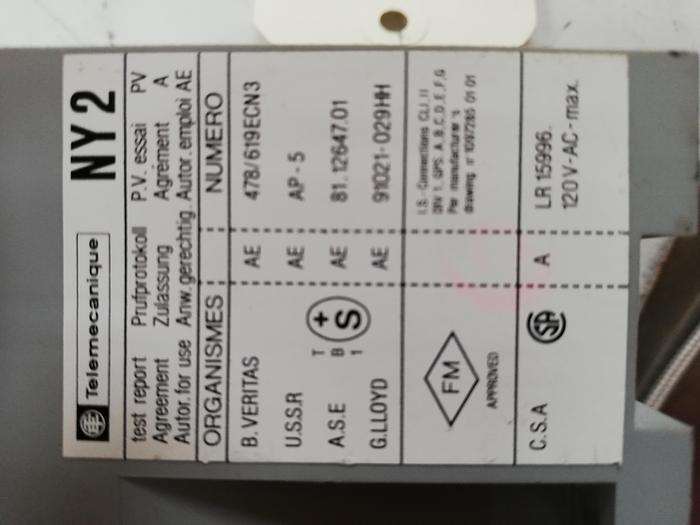 Used Telemecanique NY2 B 21