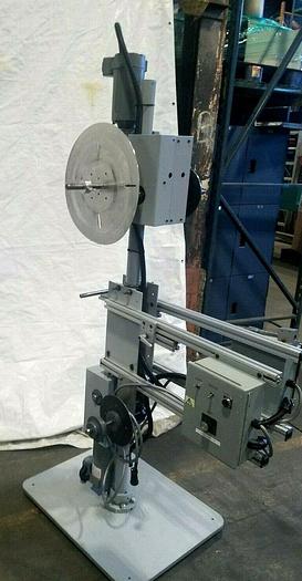 Used Motorized Stock Reel with Boston Gear Controls material payoff Feed