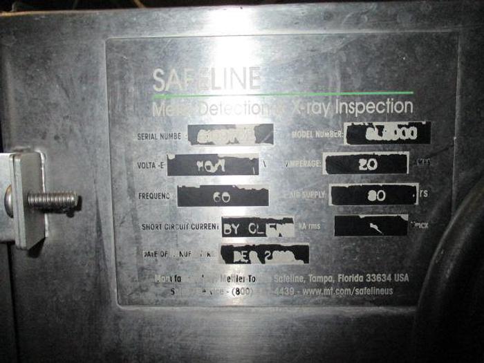 Used Safeline/Mettler Toledo Metal Detector; Md#SL3000