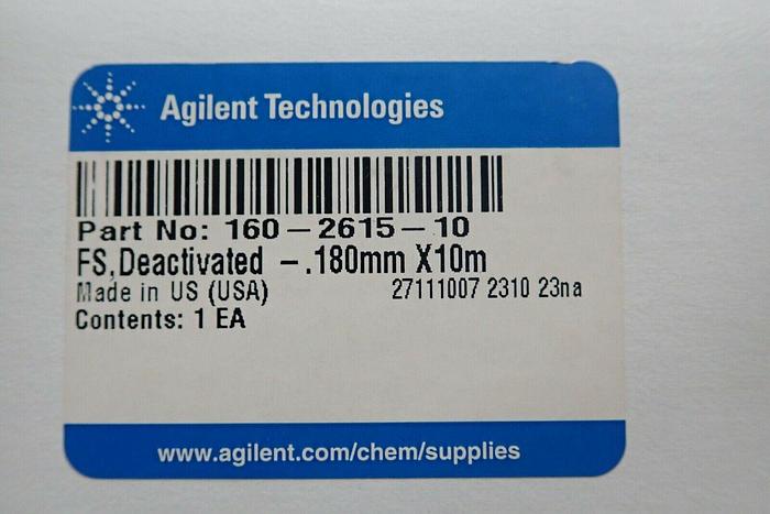 Used Agilent Technologies 160-2615-10 Deactivated Fused Silica .180mm X 10m