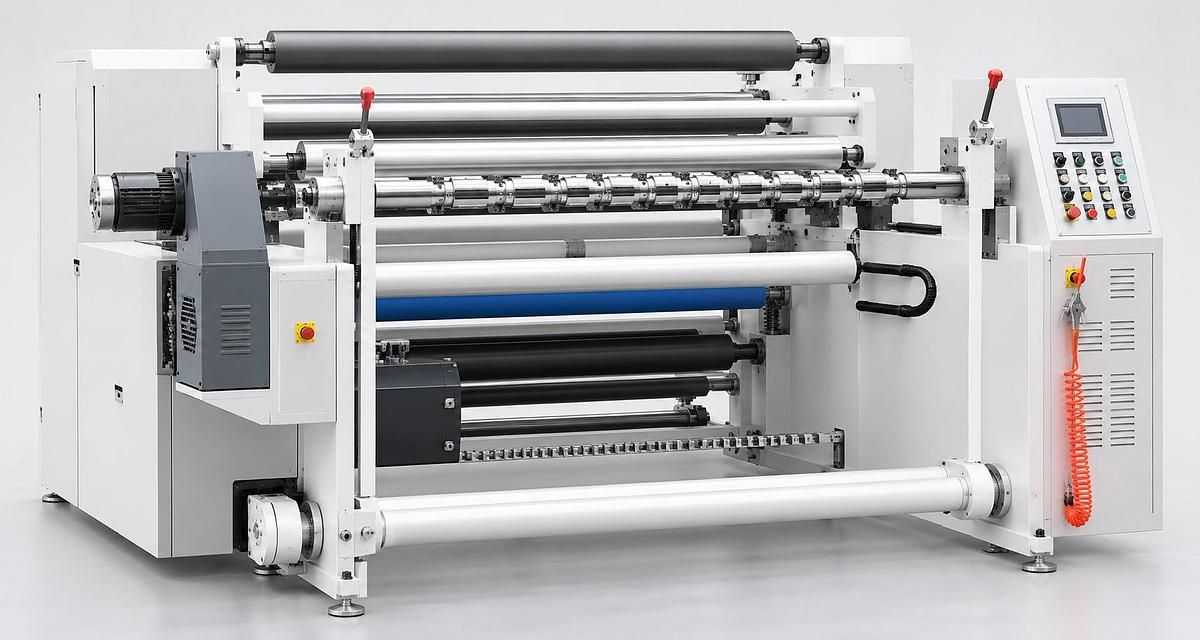 Roll rewinding machine