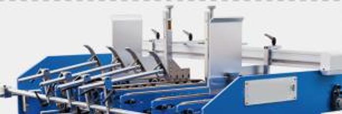 Auto tape application machine with hot melt gluing system