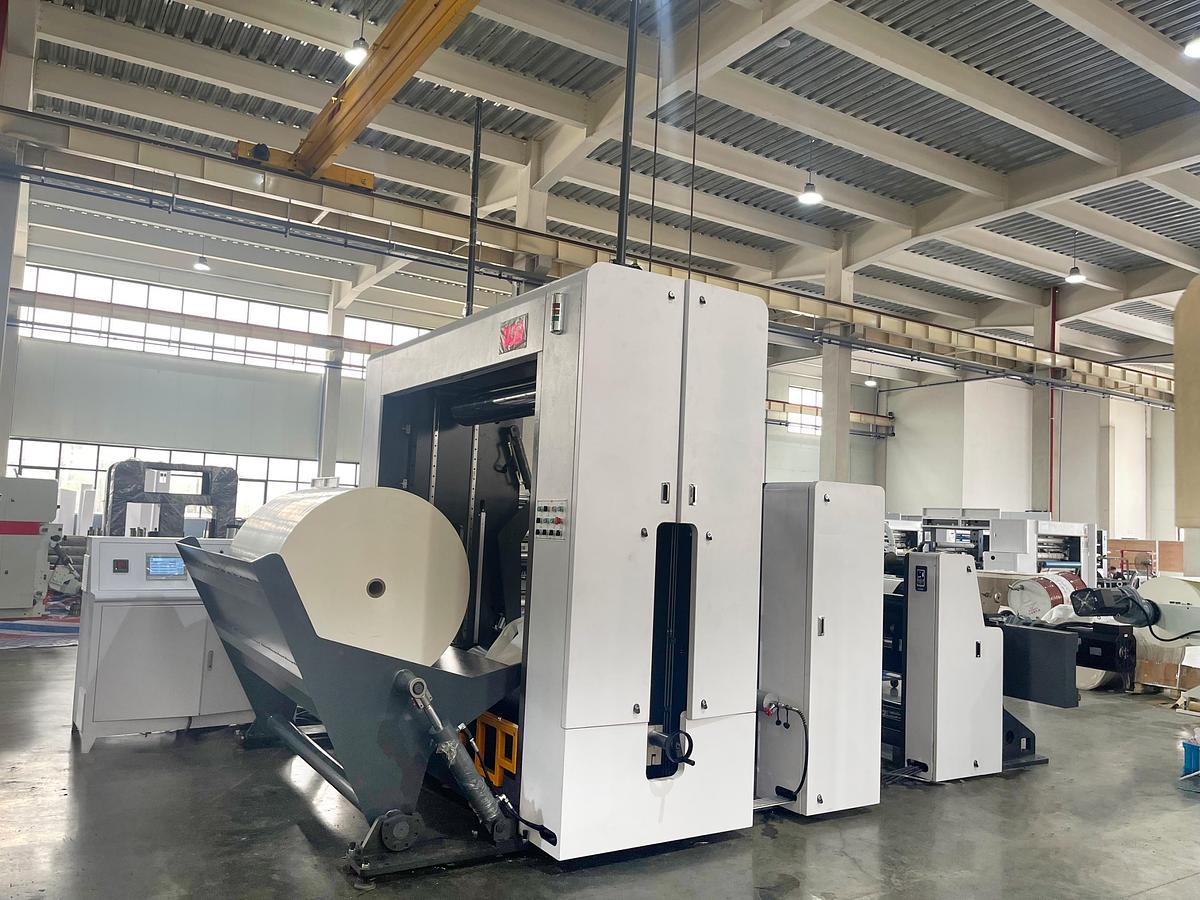 Jumbo Roll slitting and rewinding machine