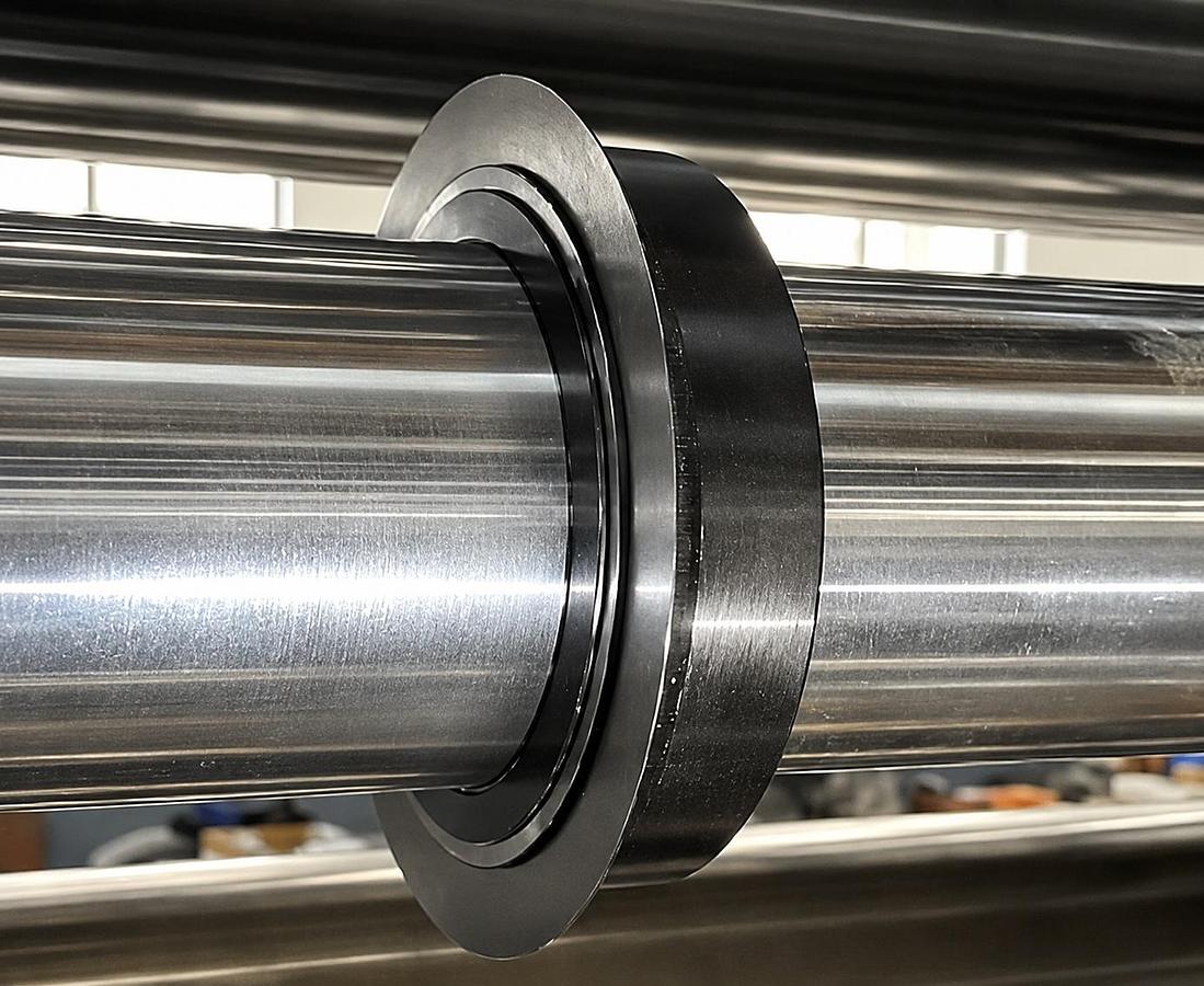 Roll slitting and rewinding machine