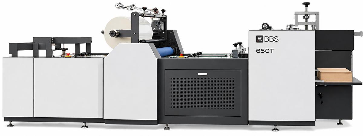 Automatic Thermal Film Laminating with feeder and delivery