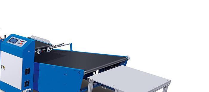 Auto tape application machine with hot melt gluing system