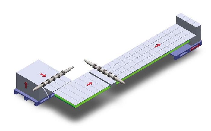 Full automatic cardboard slitting machine