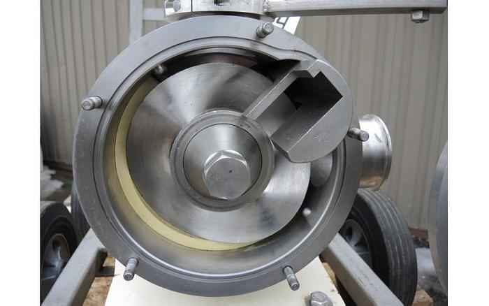 D'occasion USED SINE POSITIVE DISPLACEMENT PUMP, MODEL MR135, STAINLESS STEEL, SANITARY