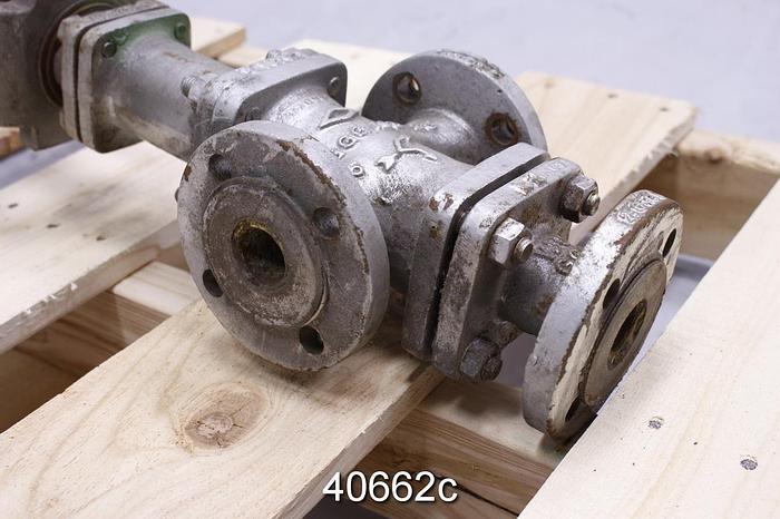 Used HTT Steam Valve, 1x1x1" #40662