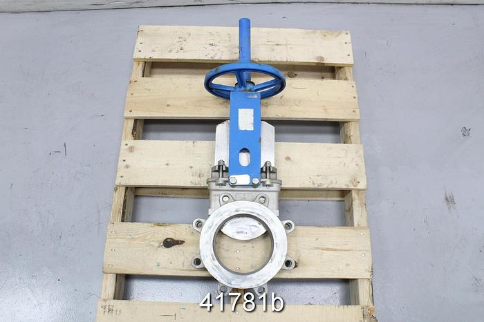 Used Orbinox ET Series 20 6" Hand Operated Knife Gate Valve #41781