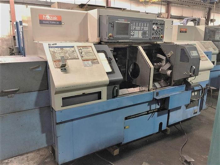 Used 2000 Mazak Dualturn 20 w/ Unload Package