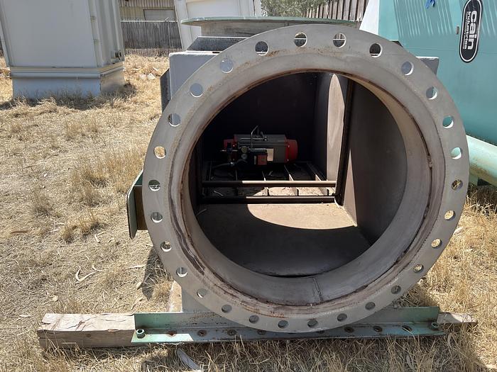 Used Heat Exchanger, Air, 2,528 SF, 550 deg F, Cain Industries #S744457