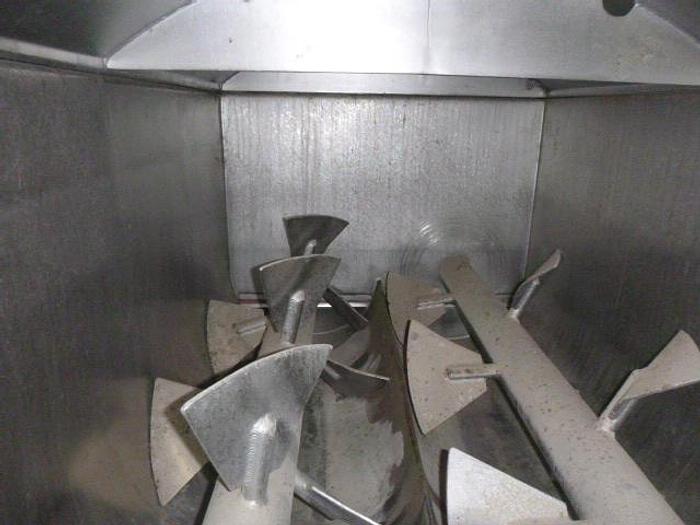 Used OHI Dual Shaft Paddle Blender w/Top CO2; Md#VB.5E
