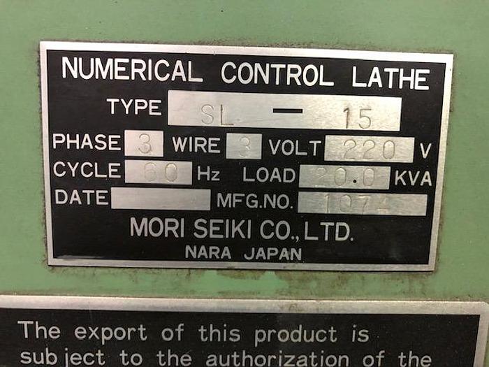 Used 1991 MORI SEIKI SL-15