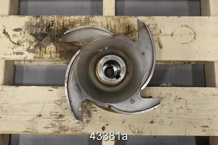 Used Goulds 3175 4x6x14 4-Vane CF8M 12.5" Impeller #43381